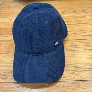 Love Your Melon Navy Corduroy Baseball Cap